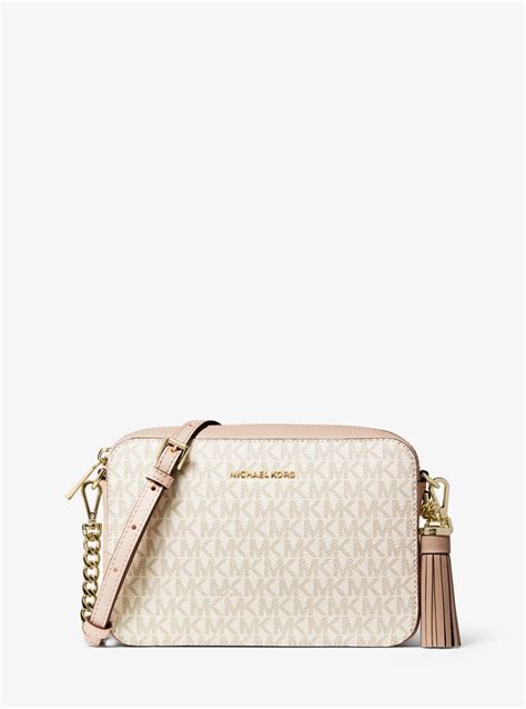 pink and white michael kors crossbody|michael kors purses vanilla pink.